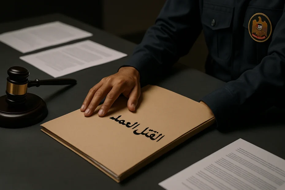القتل العمد في القانون الاماراتي