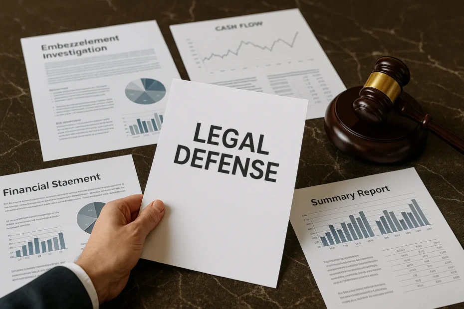 أهم الدفوع في قضايا الاختلاس