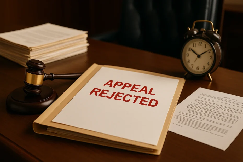 أسباب سقوط الاستئناف في دبي – دليلك القانوني الكامل