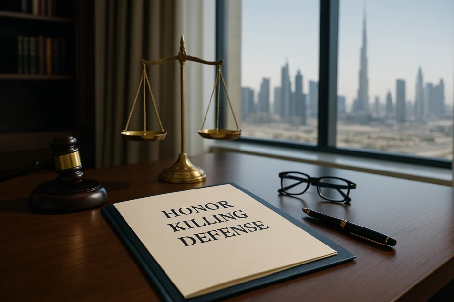 عقوبة القتل دفاعا عن الشرف في دبي وأثر التنازل عليها