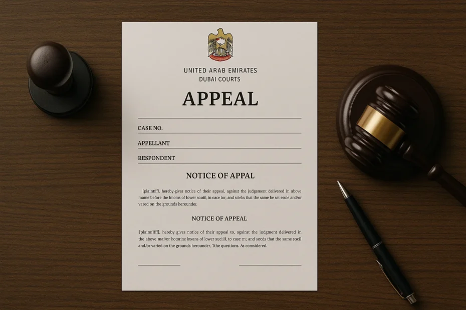 دليل استئناف الحكم الغيابي في دبي وحالات صدوره