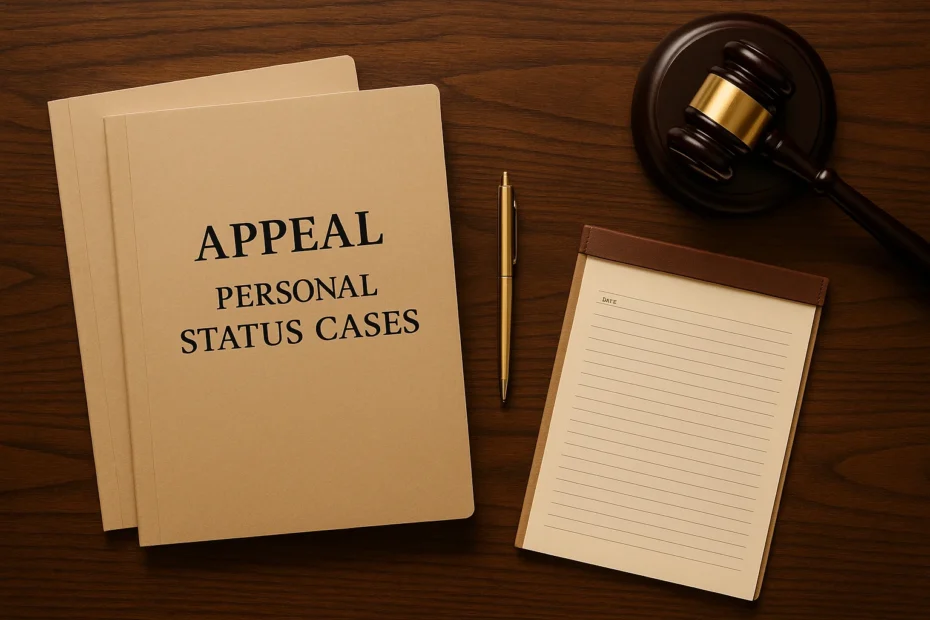 الاستئناف في الأحوال الشخصية بدبي: الإجراءات والقضايا المشمولة