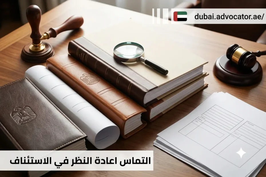 التماس إعادة النظر في الاستئناف