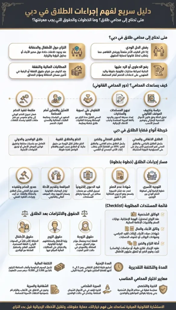 محامي طلاق في دبي
