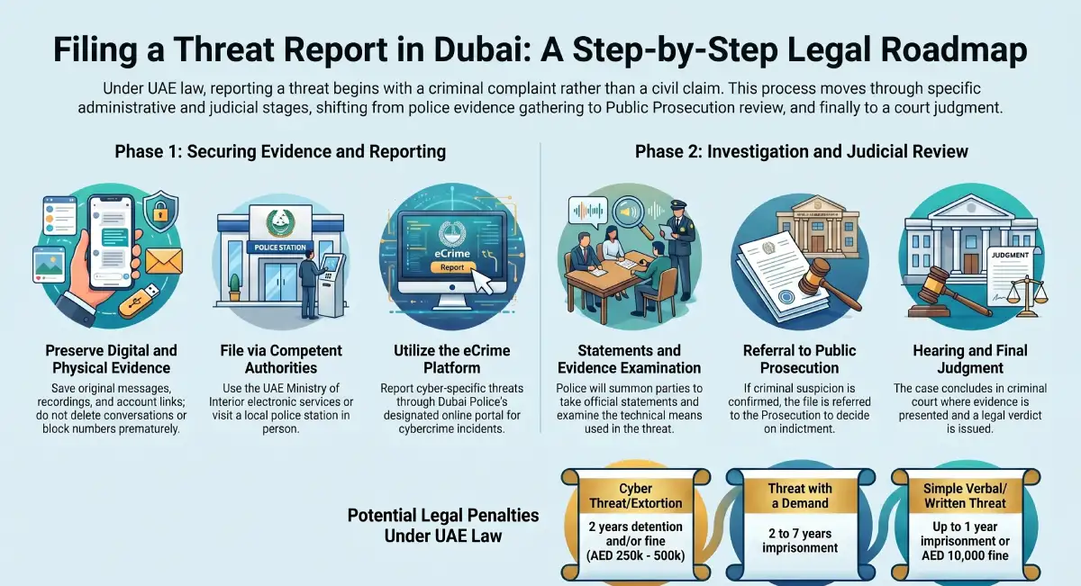 Dubai Threat Reporting Legal Roadmap
