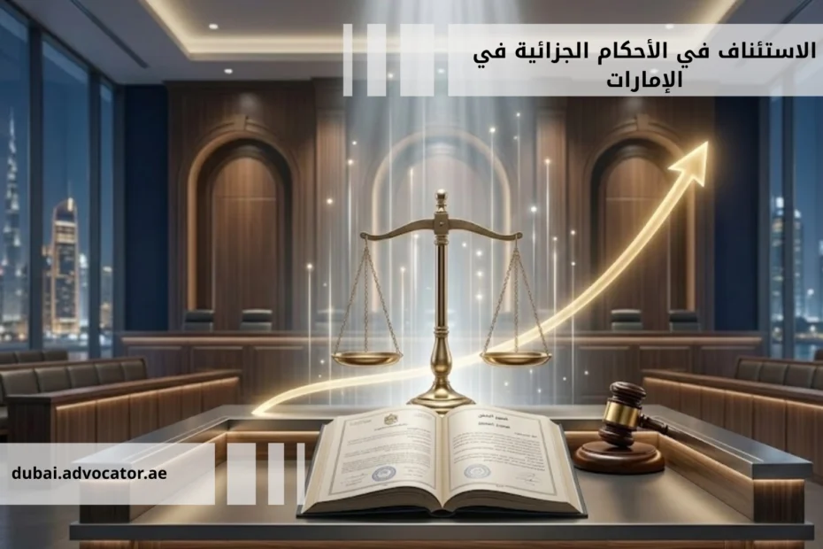 الاستئناف في الأحكام الجزائية في الإمارات