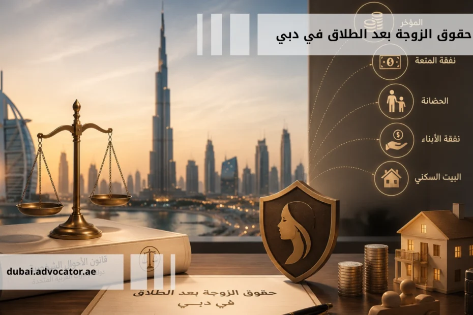 حقوق الزوجة بعد الطلاق في دبي