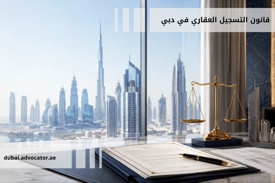 قانون التسجيل العقاري في دبي