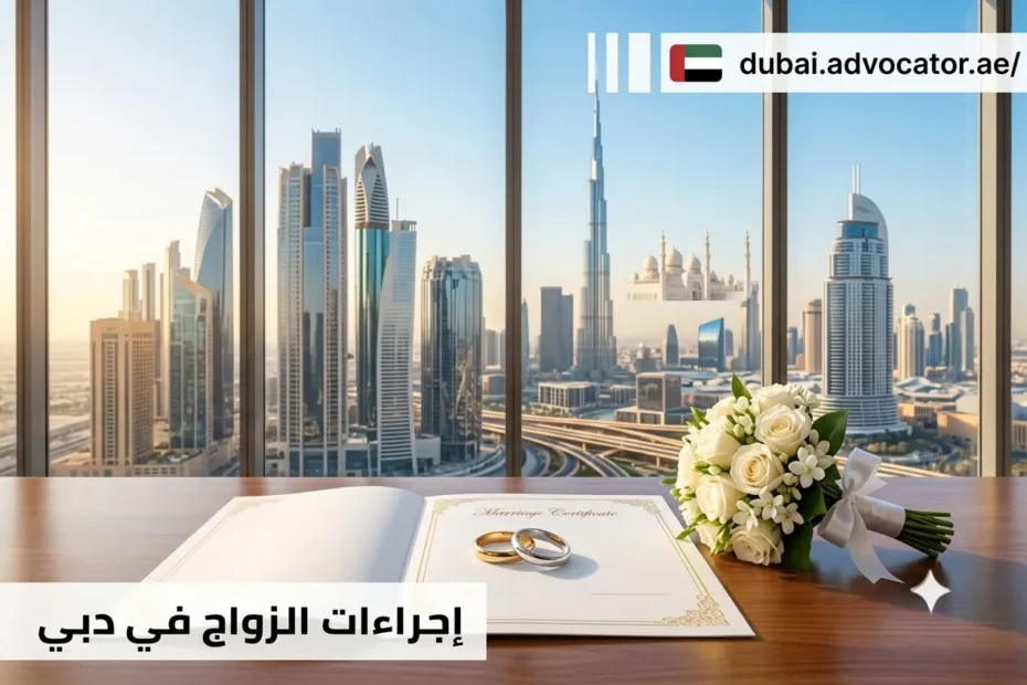 اجراءات الزواج في دبي