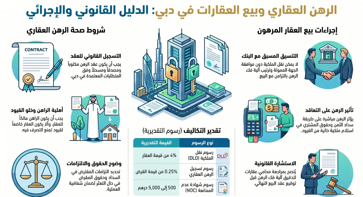 الرهن العقاري وعلاقته ببيع العقار في دبي