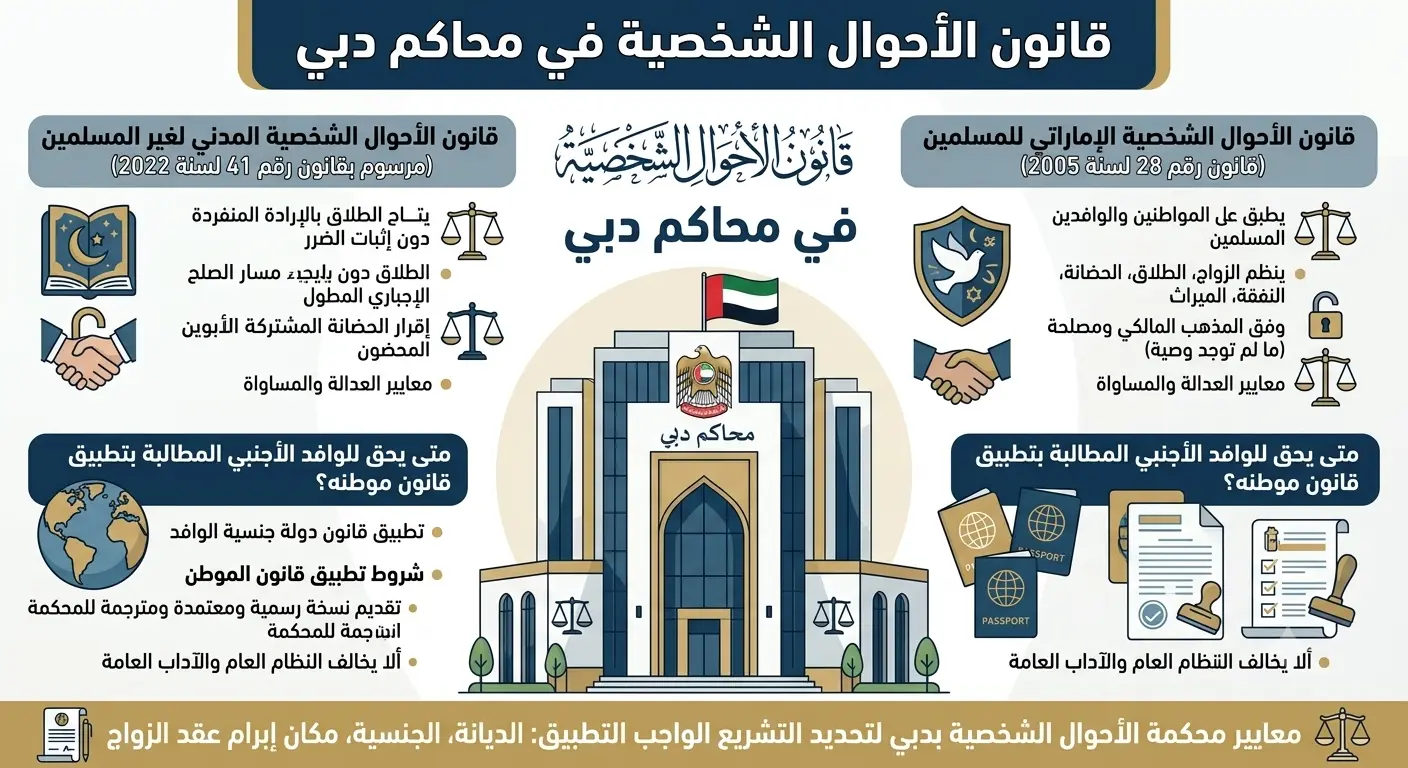 قانون الأحوال الشخصية في محاكم دبي