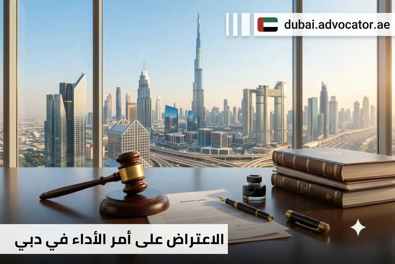 الاعتراض على أمر الأداء في دبي